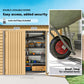 8' x 4' Galvanized Metal Shed with Double Doors