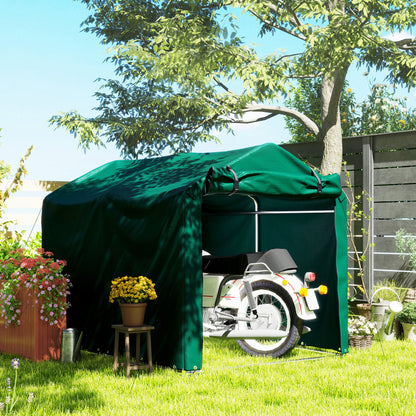 Bike Tent with Roll-Up Door