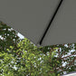 8.5FT Light Grey Roma Cantilever Parasol with Cross Base