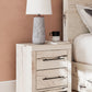 Lawroy - Two Drawer Night Stand - Light Natural
