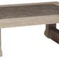 Hennington - Light Brown - Rectangular Cocktail Table