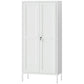Office Storage Cabinet, Lockable Filing Cabinet with 3 Adjustable Shelves and 2 Doors for Home Office, Garage, White