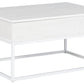 Deznee - White - Lift Top Cocktail Table