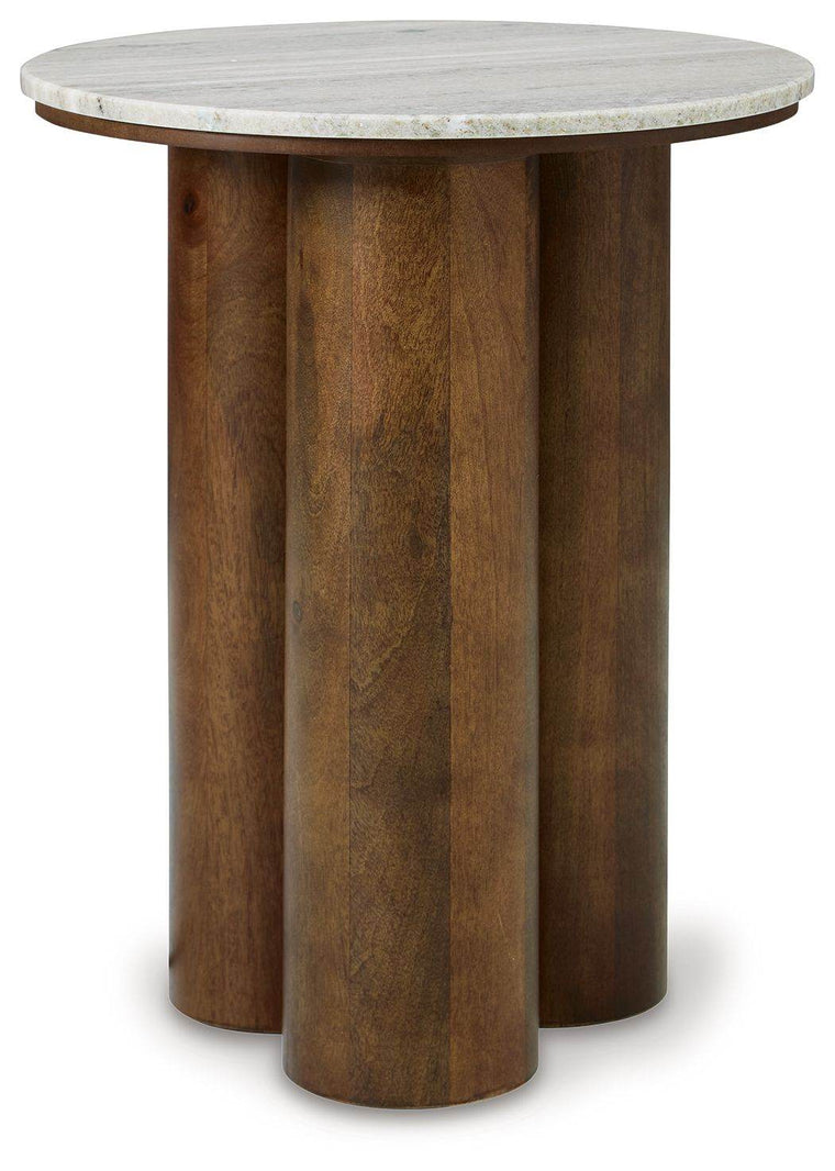 Henfield - Beige / Brown - Accent Table - Forward Furniture