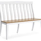 Ashbryn - White / Natural - Double Dining Chair