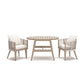 Ivory Vine - Chairs With Cushion / Table Set (Set of 3) - Beige