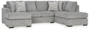 2 Pc. Right Arm Facing Corner Chaise Sectional