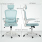 Ergonomic Mesh Office Chair with Lumbar Support - Light Green