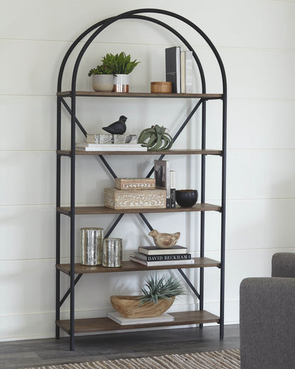 Galtbury - Brown / Black - Bookcase - Forward Furniture