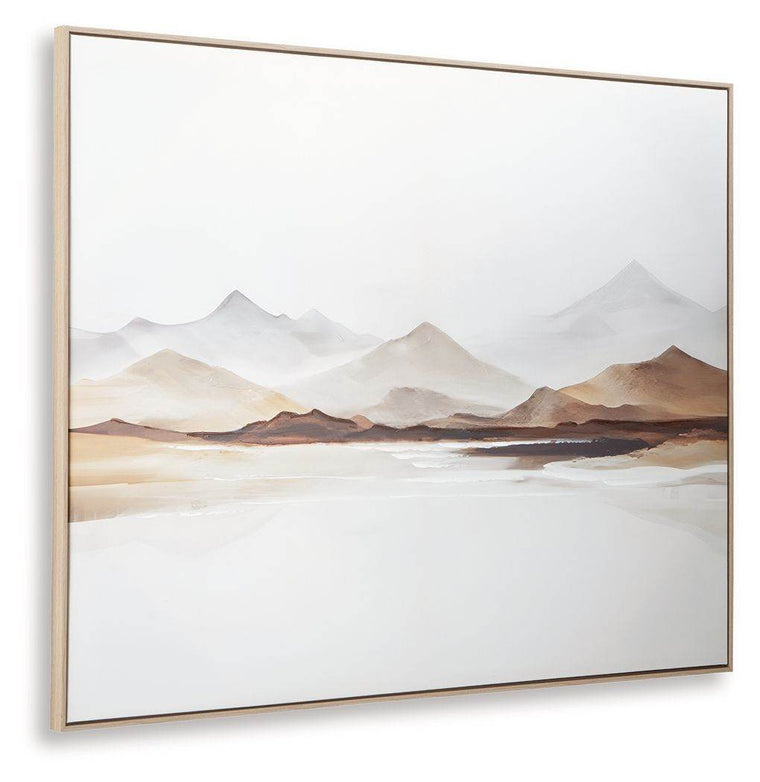 Karalen - White / Gray / Brown - Wall Art - Forward Furniture