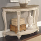 Realyn - White / Brown - Sofa Table