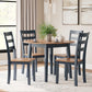 Gesthaven - Round Dining Room Drop Leaf Table Set