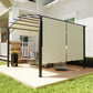 11' x 11' Retractable Pergola Canopy for Patio, Backyard, Beige