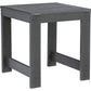 Amora - Charcoal Gray - Square End Table