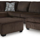 Kimlee - Sectional And Ottoman Set