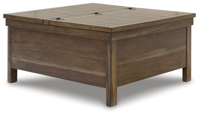 Moriville - Grayish Brown - Lift Top Cocktail Table - Forward Furniture
