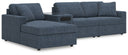 4 Pc. Sectional With Laf Corner Chaise And Audio Console