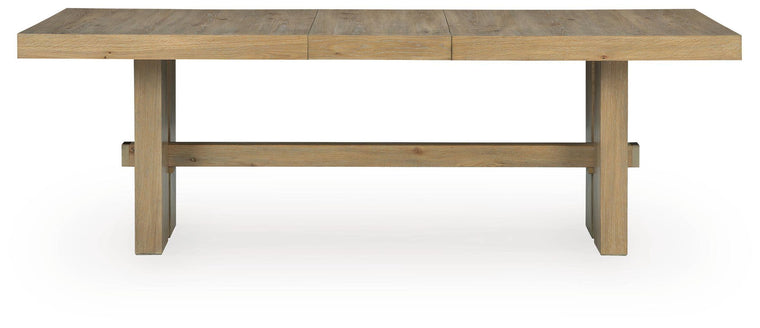 Lasinger - Rectangular Dining Room Extension Table - Light Brown