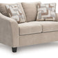 Willarae - Loveseat - Taupe