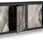 Lakenwood - Black / Gray / Ivory - Accent Cabinet