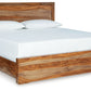 Dressonni - King Panel Bed - Brown