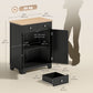 27" Sideboard Buffet Cabinet with Storage - Black