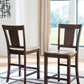 Rylandeen - Barstool (Set of 2) - Light Brown / Dark Brown