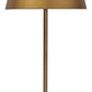 Fritzburn - Gold Finish / White - Metal Table Lamp