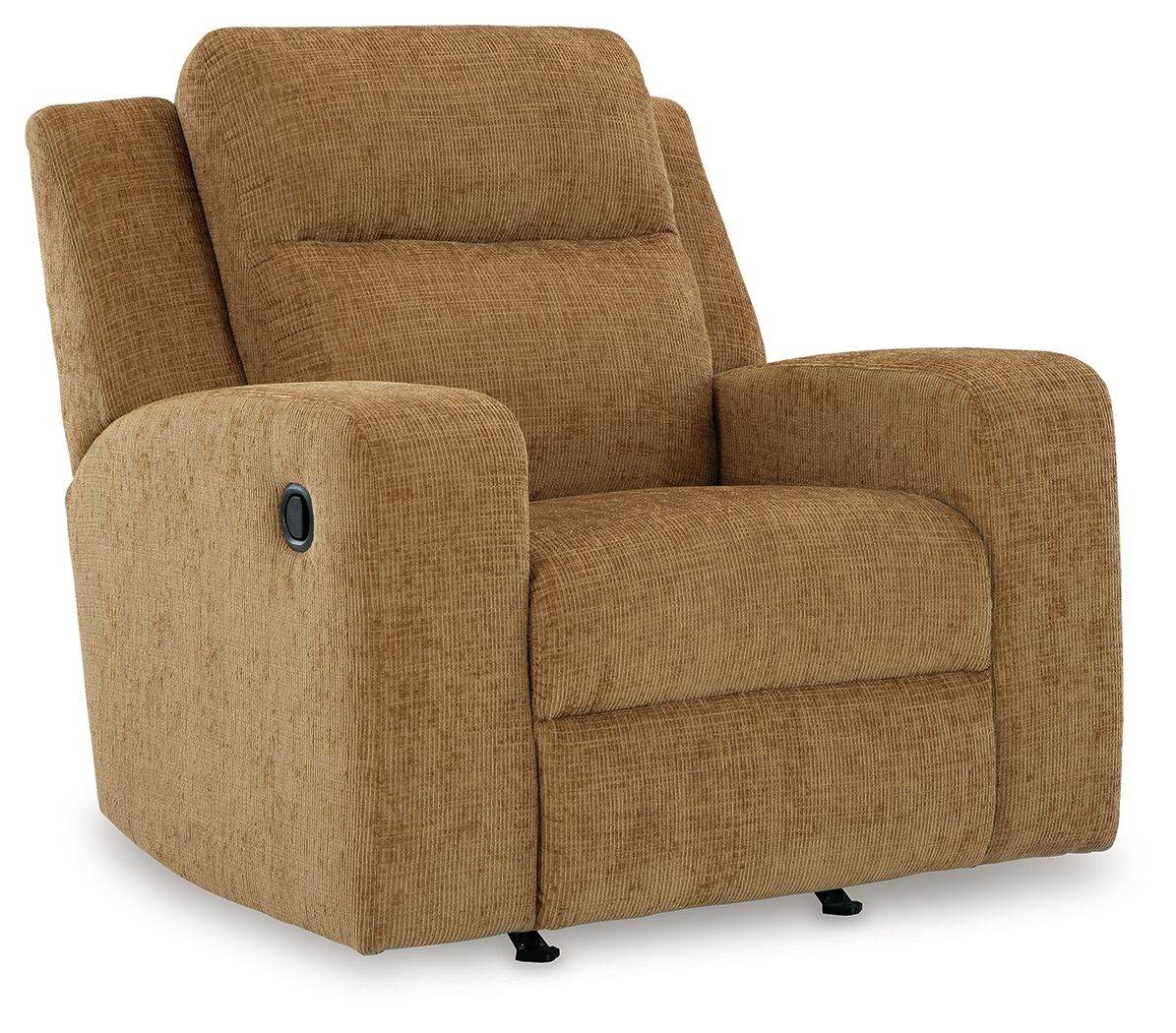 Kanlow - Rocker Recliner - Fabric - Honey