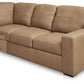 Bandon - Toffee - 4-Piece Sectional With Laf Loveseat - Leather Match - Forward Furniture