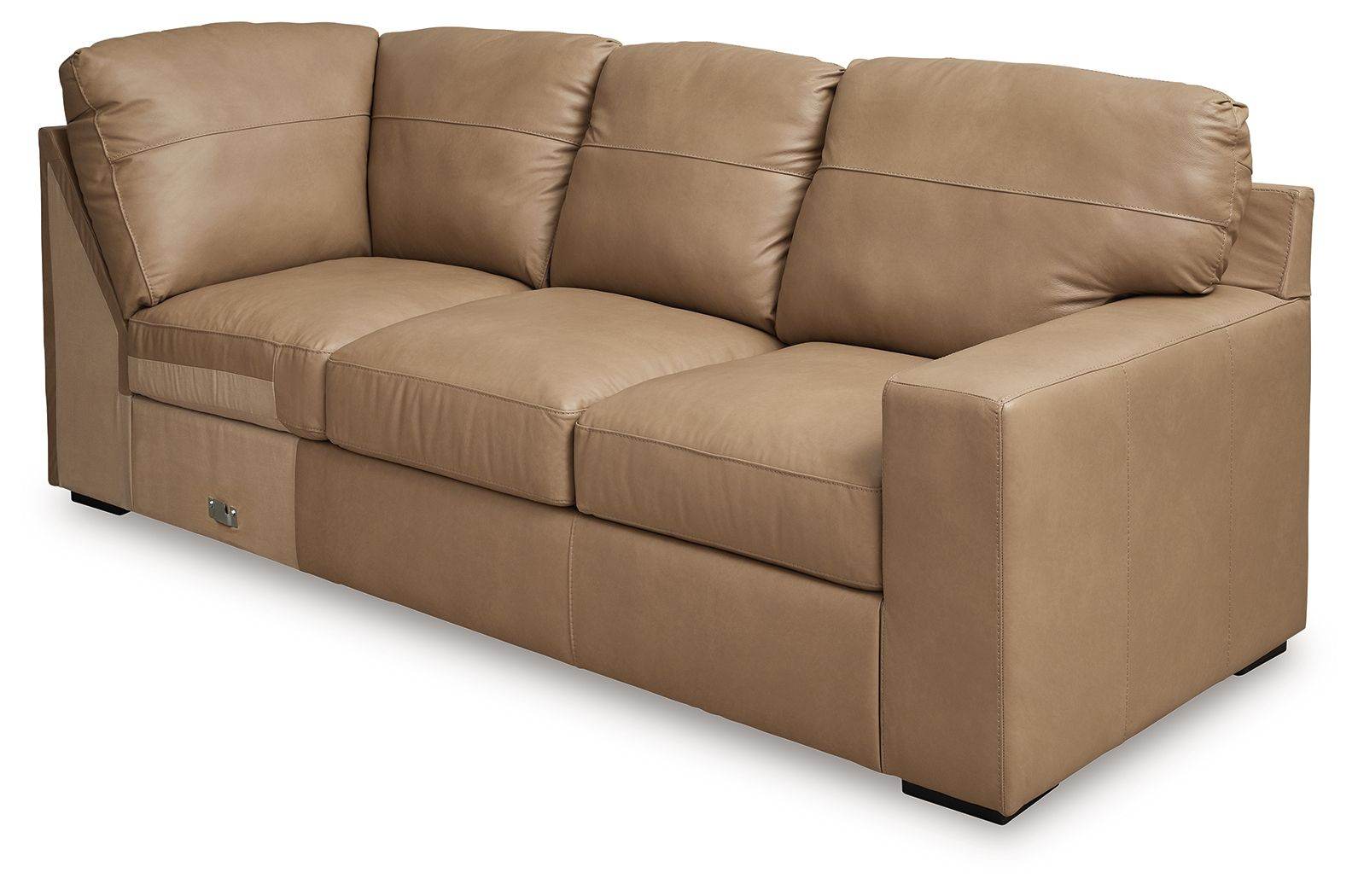 Bandon - Toffee - 4-Piece Sectional With Laf Loveseat - Leather Match - Forward Furniture