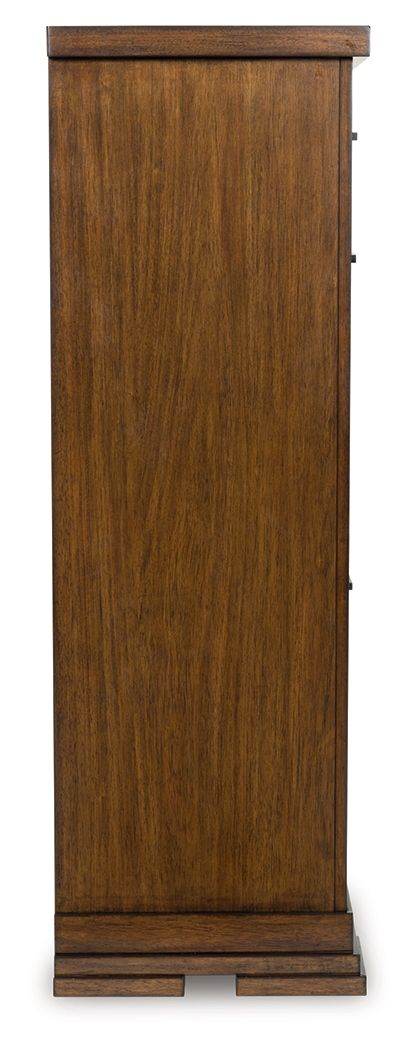 Taffenbrook - Medium Brown - Five Drawer Chest - Forward Furniture