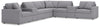 Modmax - L-Shaped Sectional - Granite
