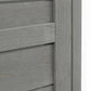 Rabbit Hutch Outdoor, 48"L Large Wooden Bunny Cage with Run, Grey