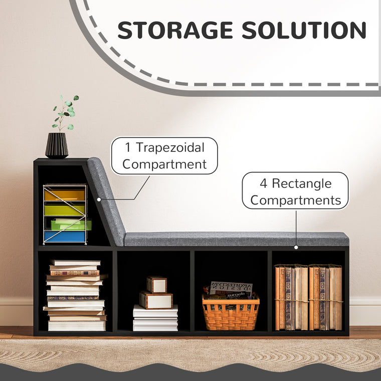 5-Cube Bookcase with Reading Nook