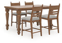 5 Pc. Table, 4 Upholstered Stools