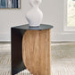 Ladgate - Black / Natural - Accent Table