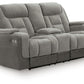 Mixed Motion - Power Reclining Loveseat With Console / Adjustable Headrest