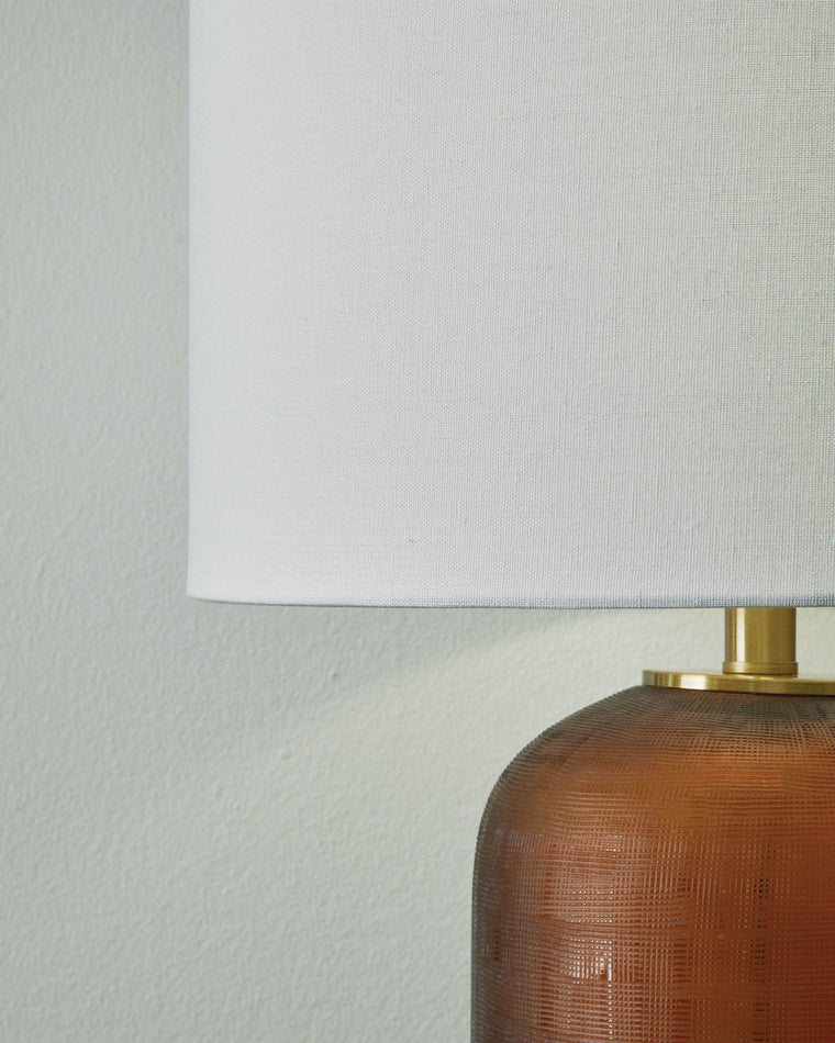 Farberman - Amber - Glass Table Lamp - Forward Furniture