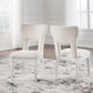 Chalanna - White - Dining Upholstered Side Chair (Set of 2)