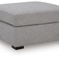 UrbanCrest - Oversized Accent Ottoman - Pewter