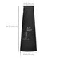 Outdoor Large Umbrella Cover Patio Cantilever Banana Parasol Protector Weather Resistant Black