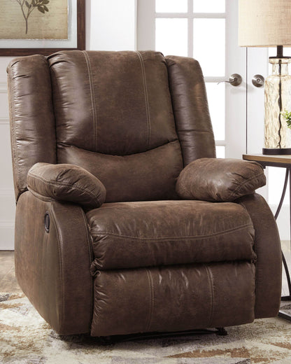 Bladewood - Coffee - Zero Wall Recliner - Faux Leather - Forward Furniture