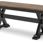 Wildenauer - Brown / Black - Large Dining Room Bench