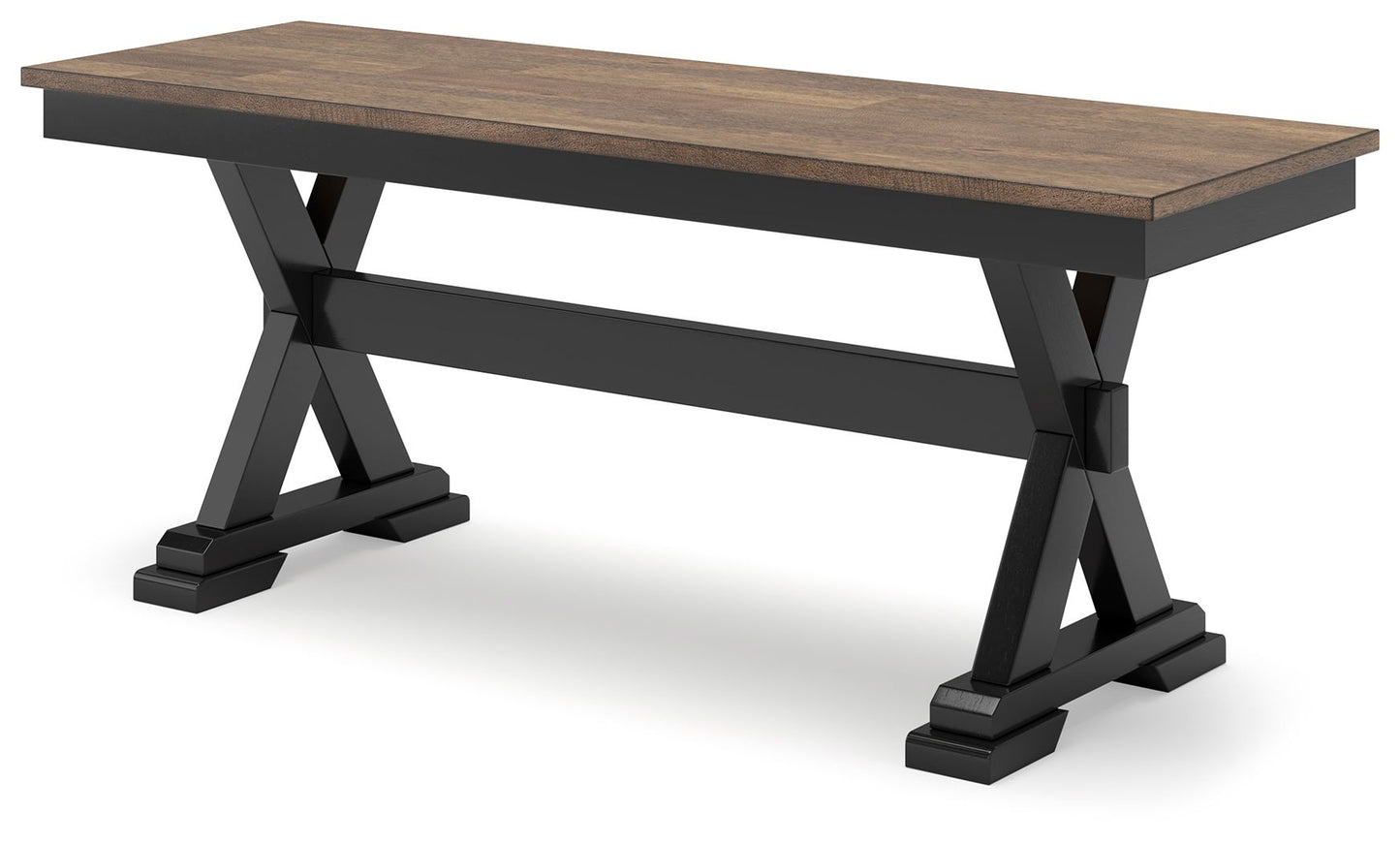 Wildenauer - Brown / Black - Large Dining Room Bench