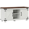 Farmhouse TV Stand with Barn Doors for 50