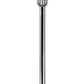 Joaquin - Clear / Chrome Finish - Crystal Floor Lamp