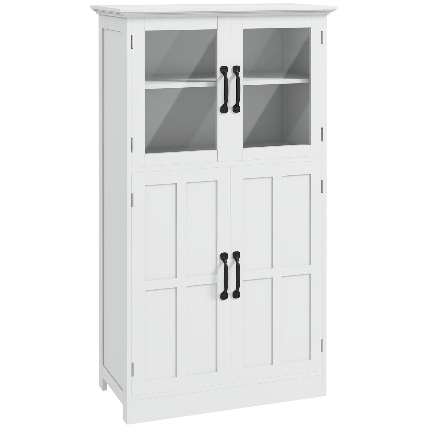 Sideboard Buffet Cabinet with Glass Doors