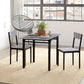 Drop-Leaf Dining Table Set for 2 - Natural