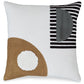Longsum - Pillow (Set of 4) - Black / White / Honey